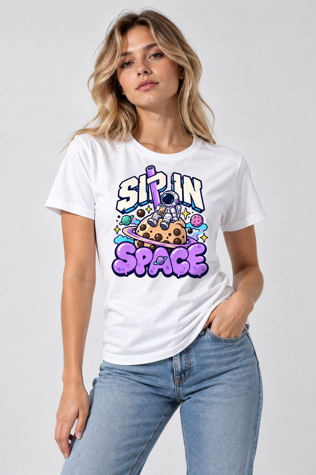 Sip In Space - White