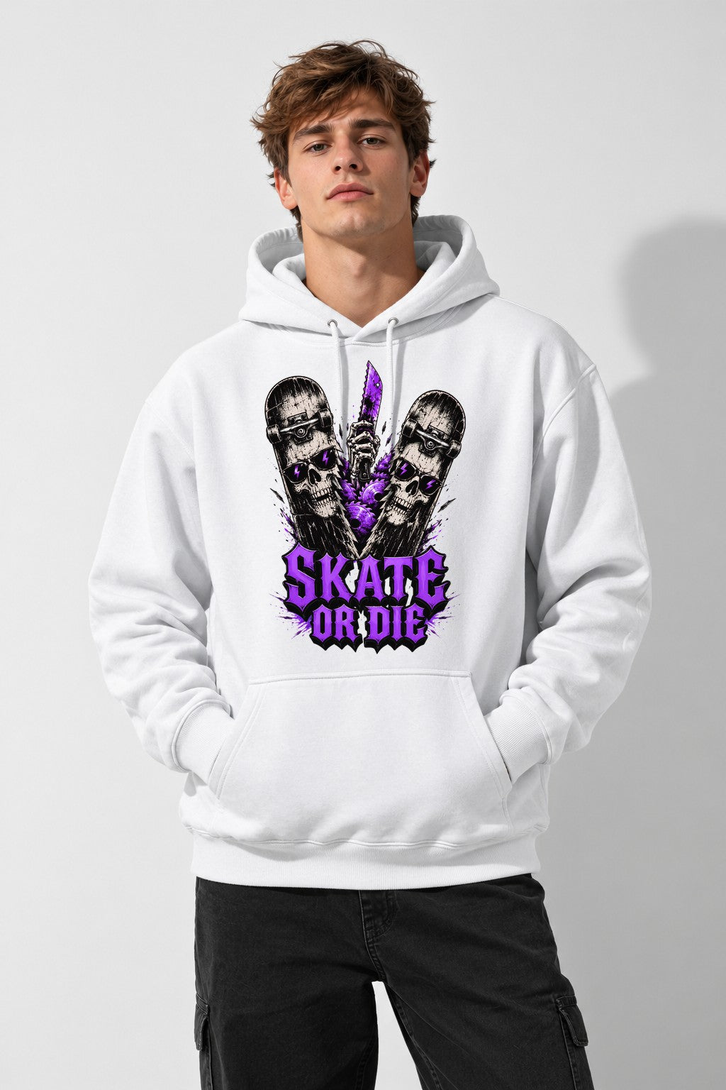 Skate Or Die - White