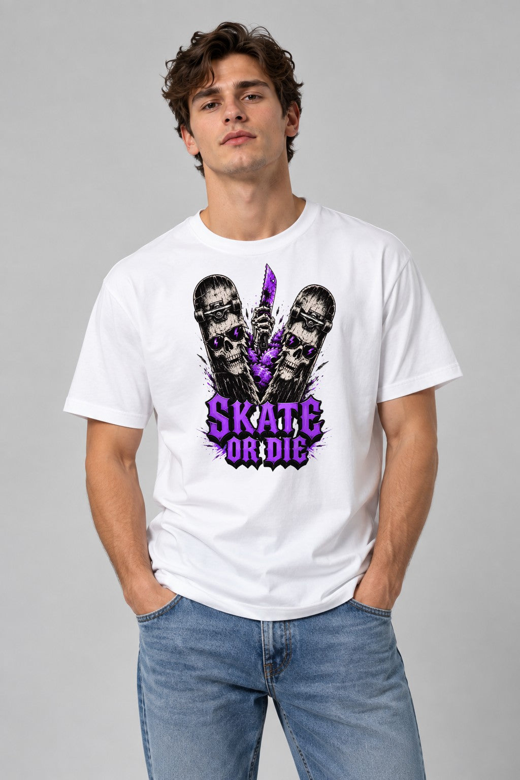 Skate Or Die - White