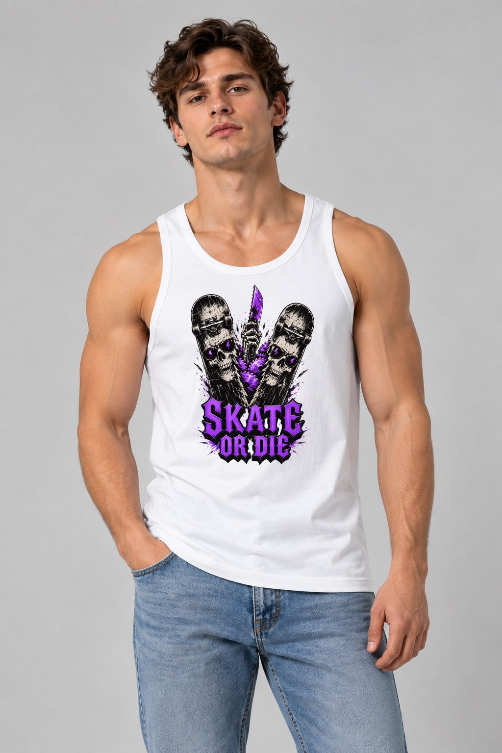 Skate Or Die - White