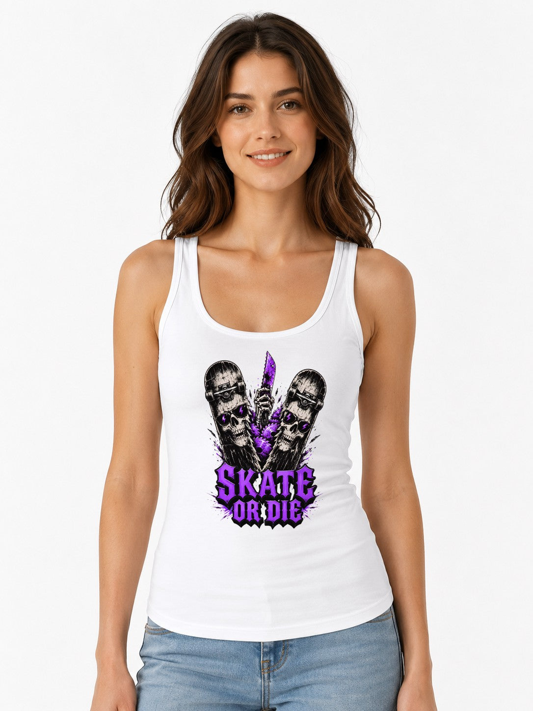 Skate Or Die - White