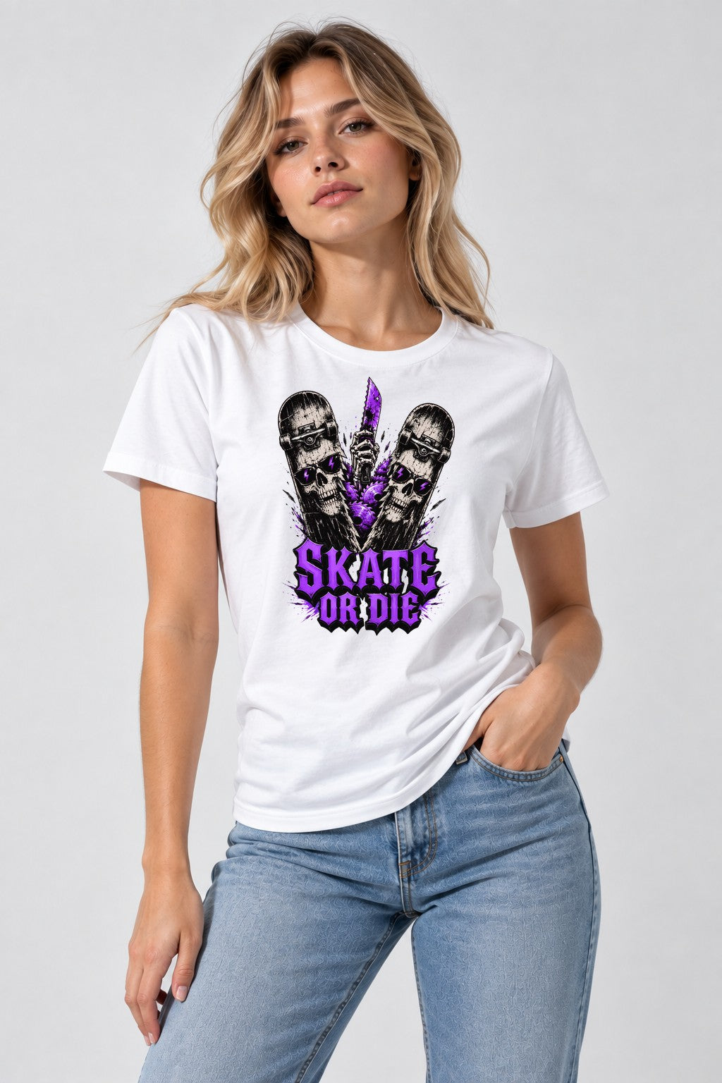 Skate Or Die - White