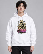 Skeleton Barista Grind - White