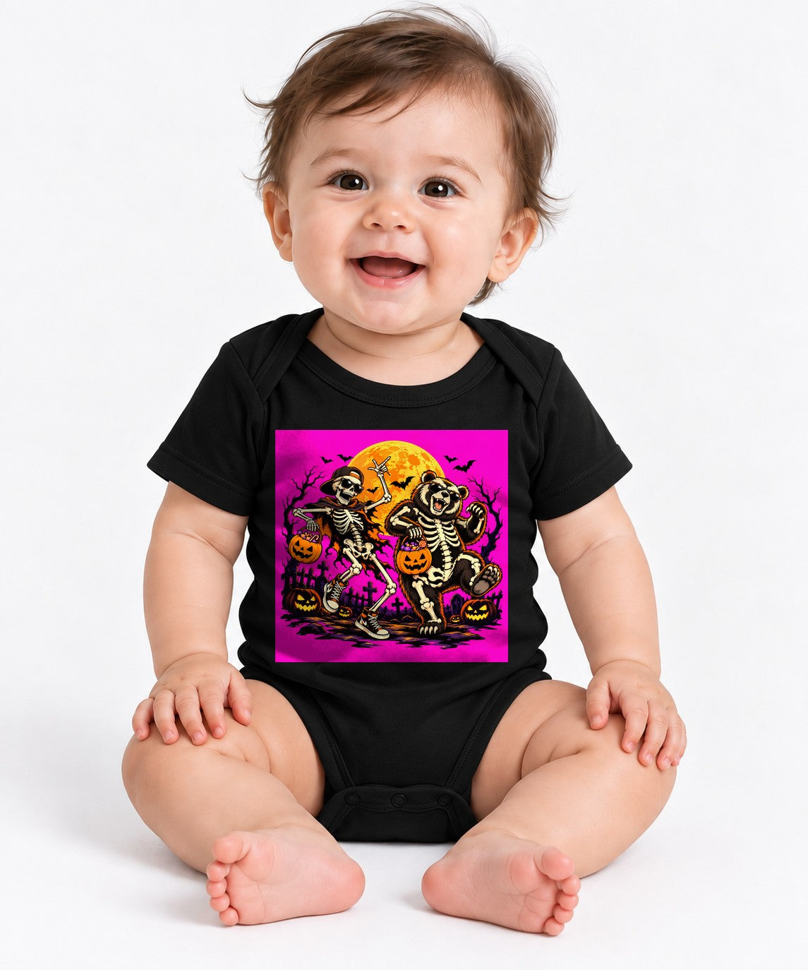 Skeleton Bear Dance - Black