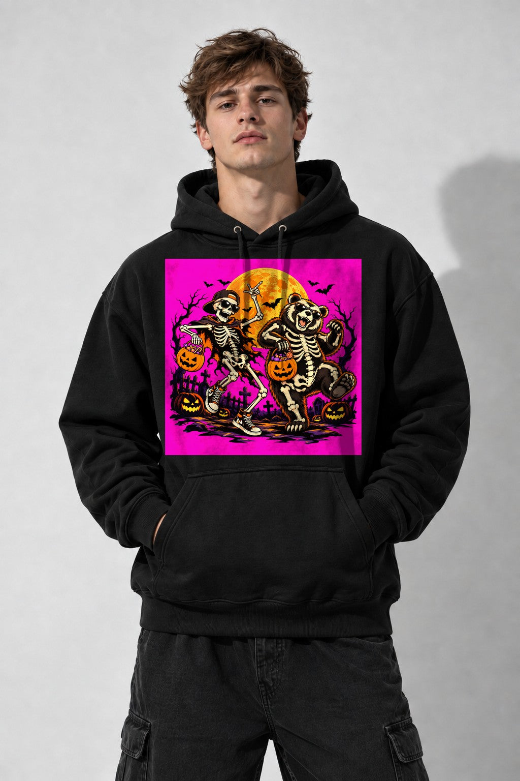 Skeleton Bear Dance - Black