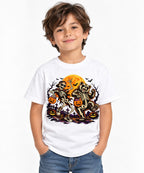 Skeleton Bear Trick Or Treat - White