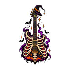 Skeleton Guitar Witch