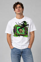 Skeleton Hand TV - White