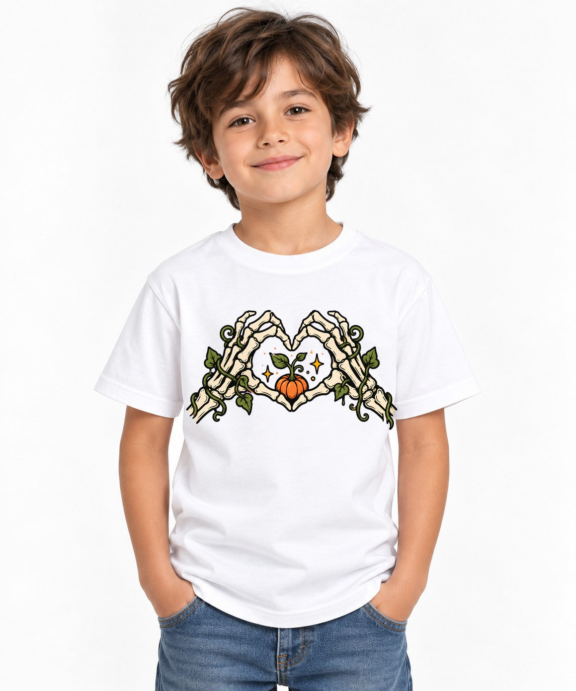 Skeleton Heart Harvest - White