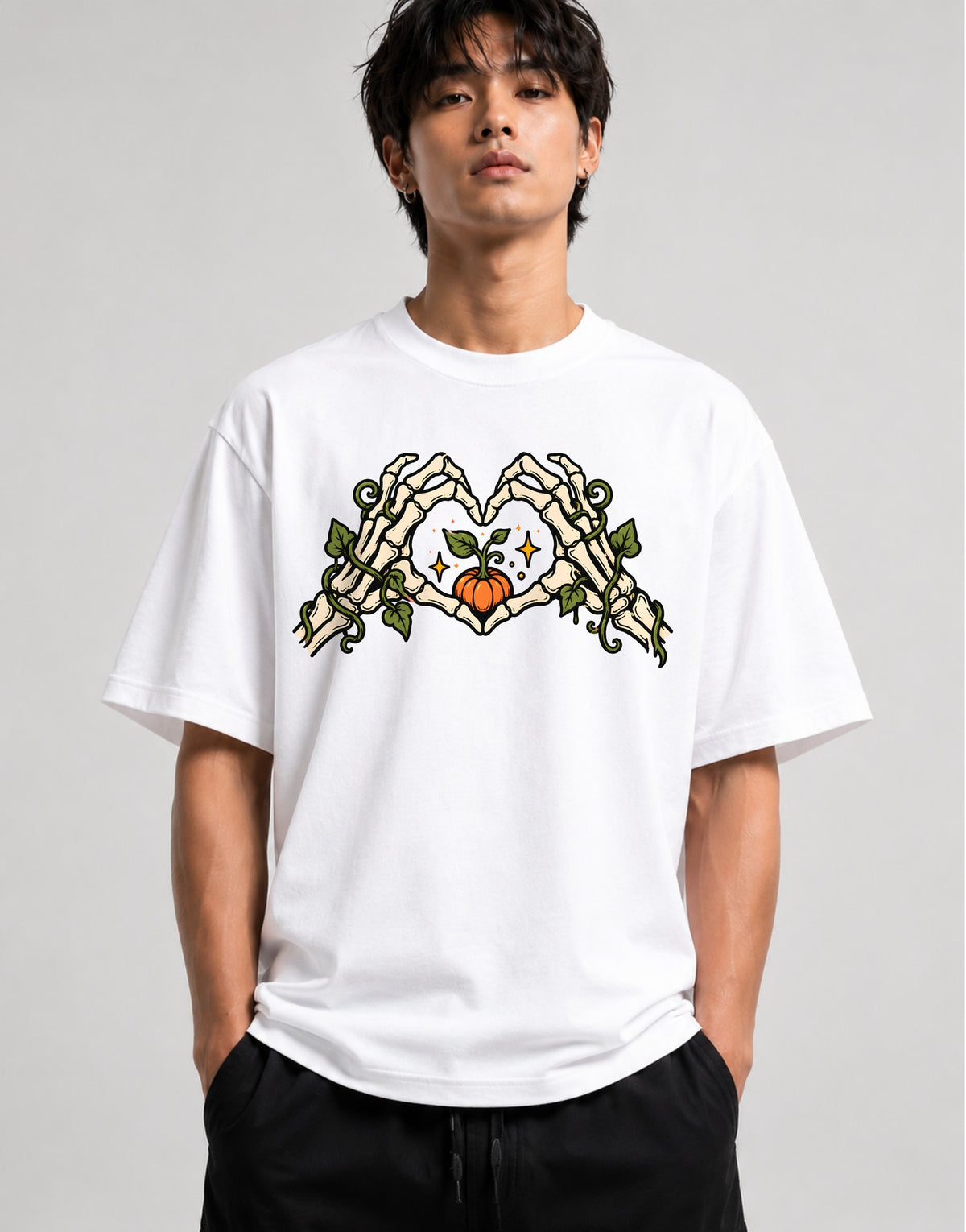Skeleton Heart Harvest - White