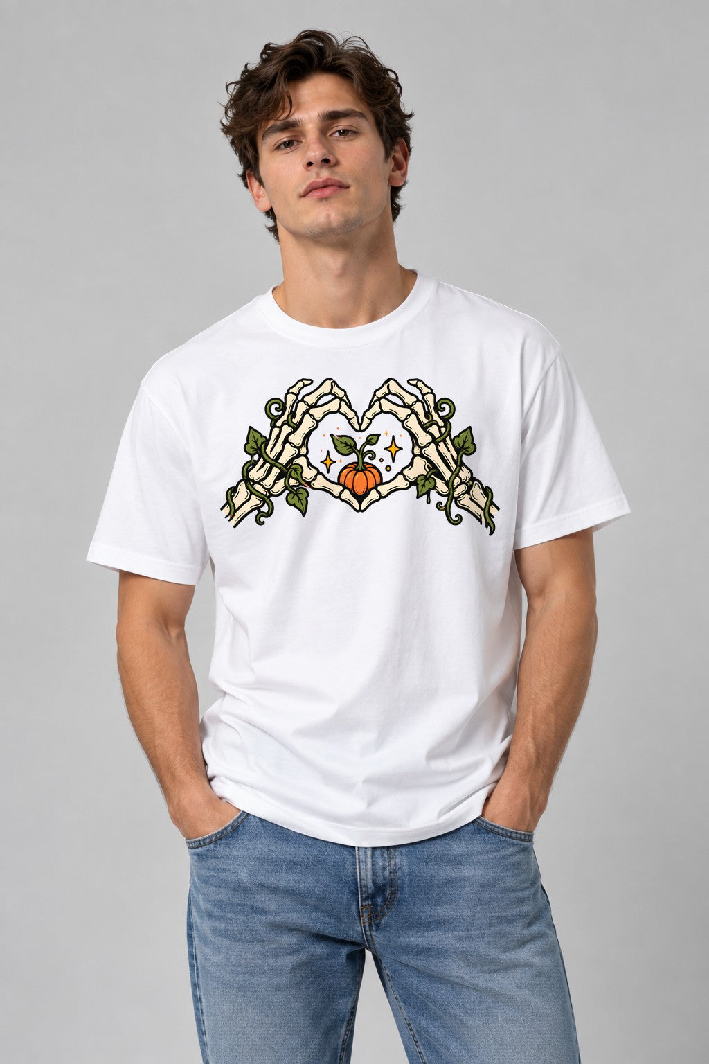 Skeleton Heart Harvest - White