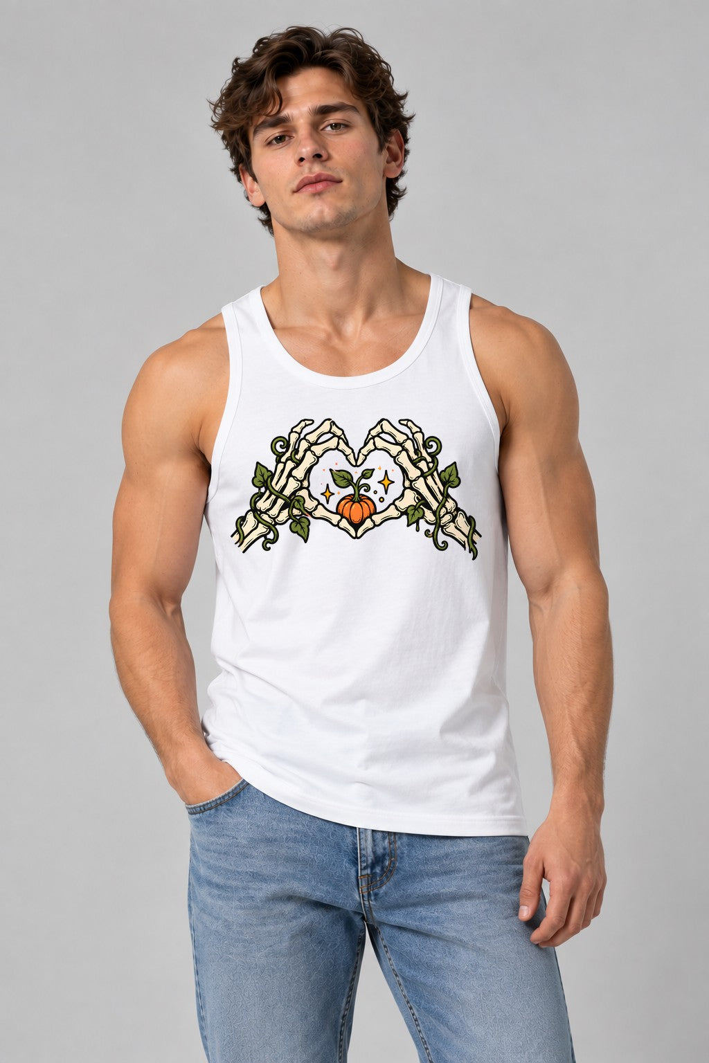 Skeleton Heart Harvest - White