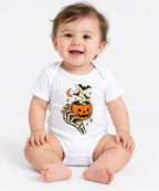 Skeleton Pumpkin Coffee - White