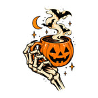 Skeleton Pumpkin Coffee