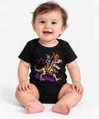Skeleton Witch Dinosaur Rider - Black