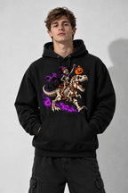 Skeleton Witch Dinosaur Rider - Black