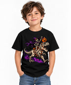 Skeleton Witch Dinosaur Rider - Black