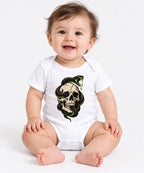 Skull and Serpent - White