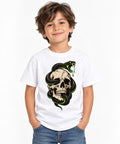 Skull and Serpent - White