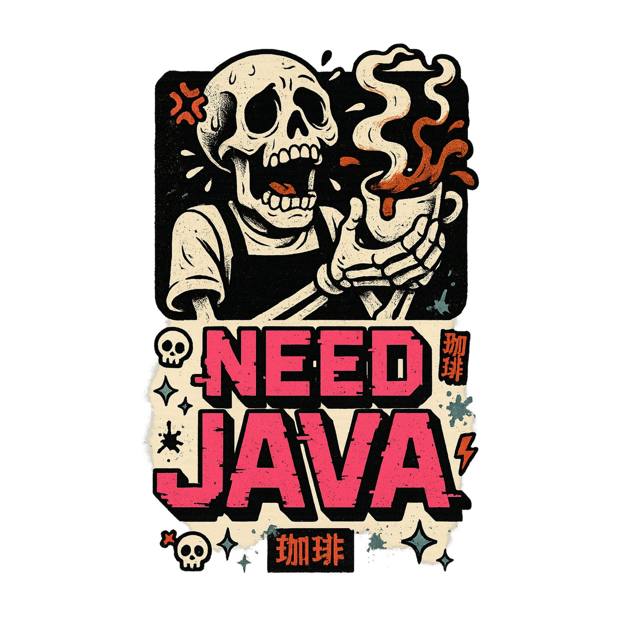 Skull Barista Meltdown