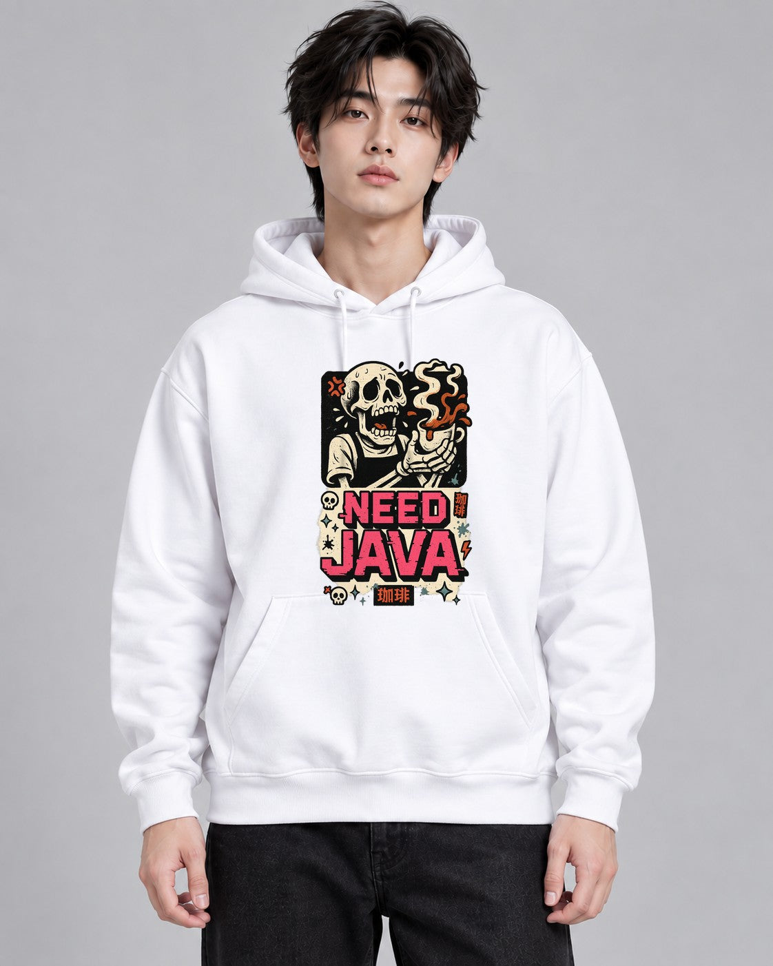 Skull Barista Meltdown - White