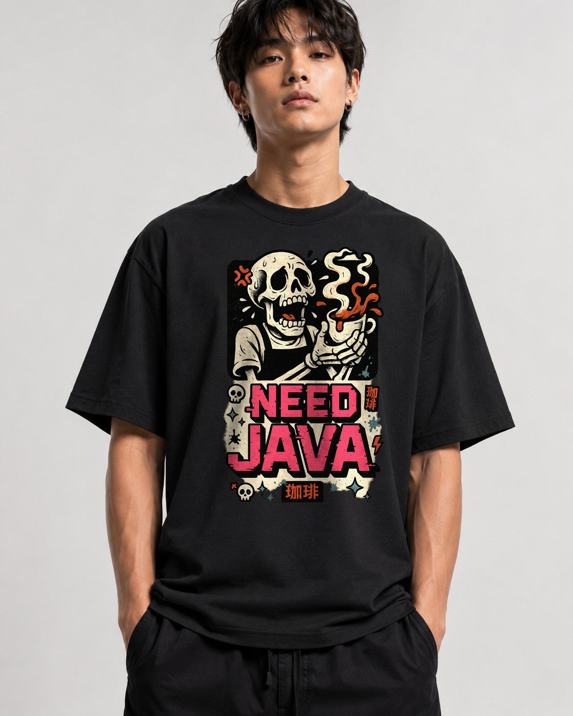 Skull Barista Meltdown - Black