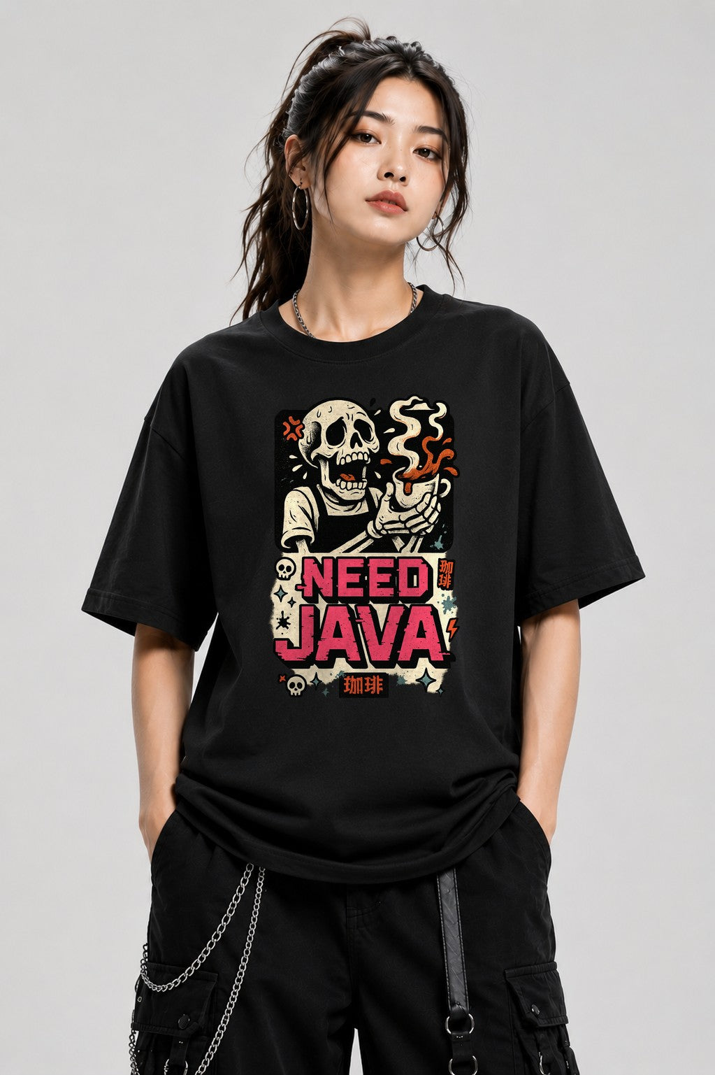 Skull Barista Meltdown - Black