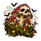 Skull Mushroom Halloween