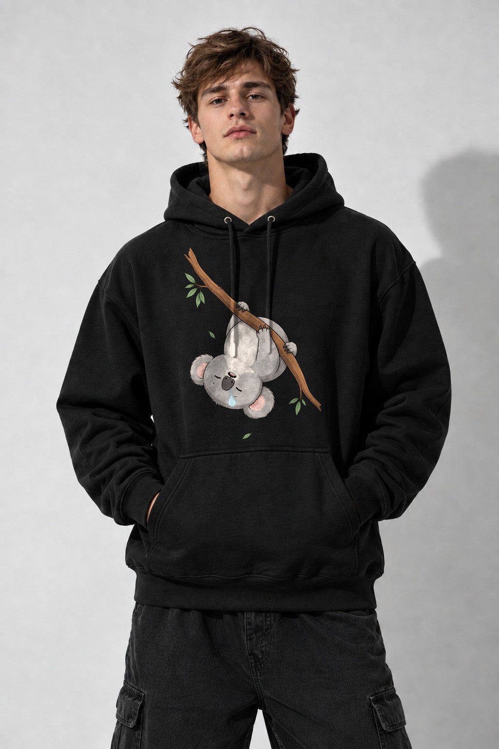 Sleepy Koala - Black