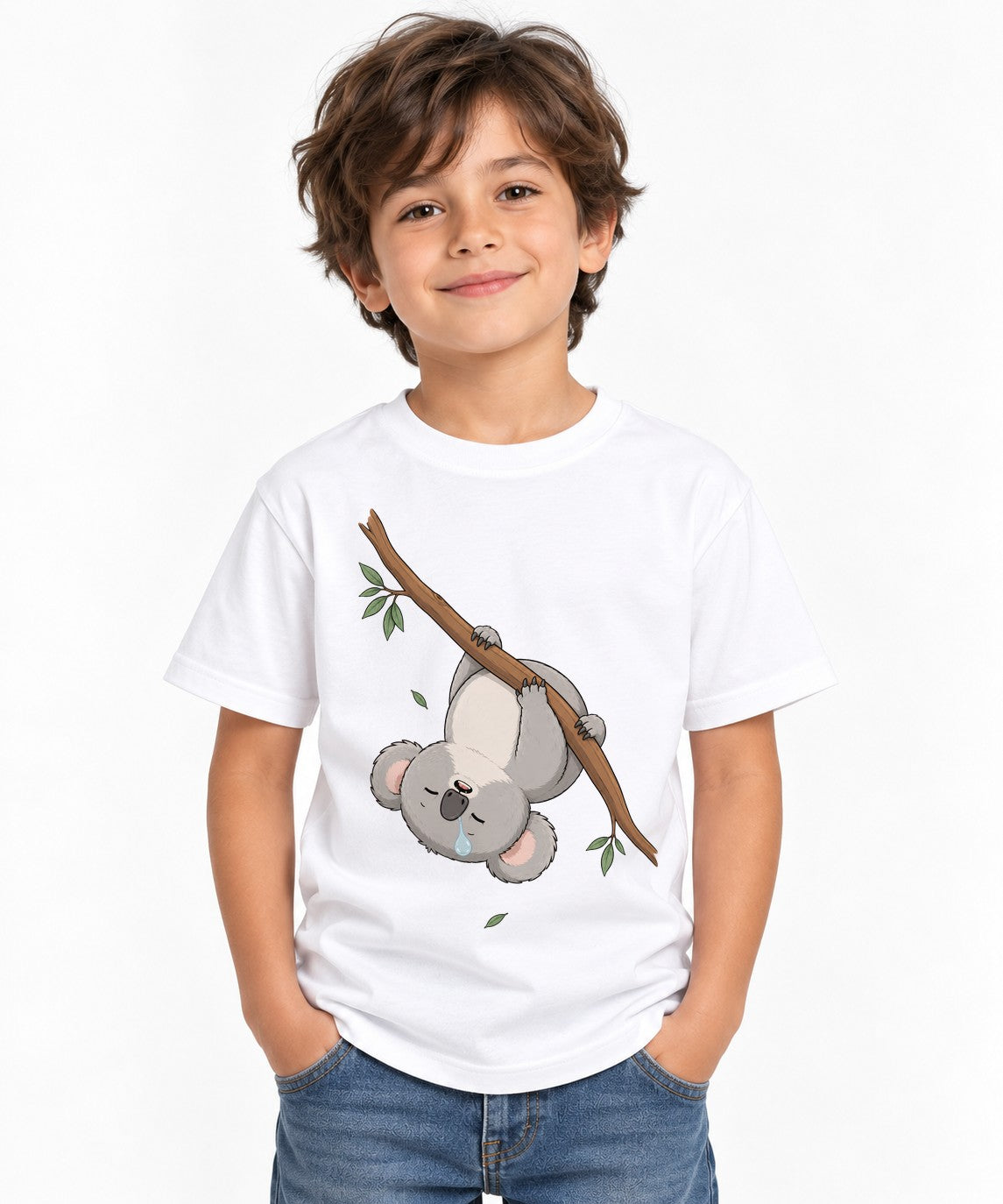 Sleepy Koala - White