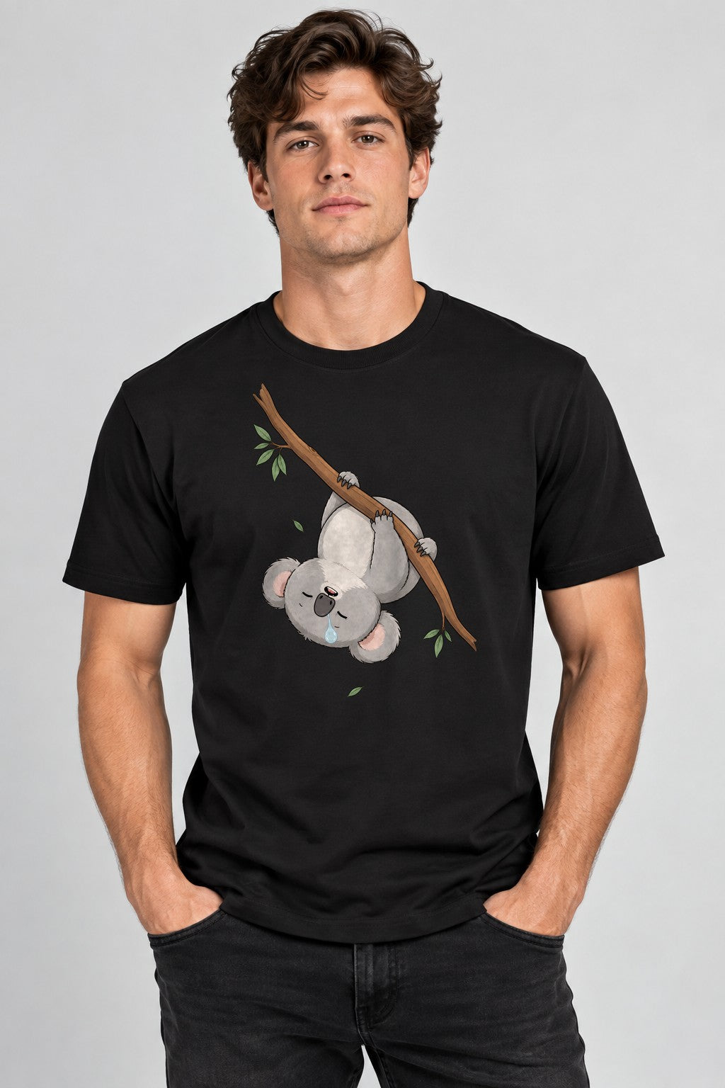 Sleepy Koala - Black
