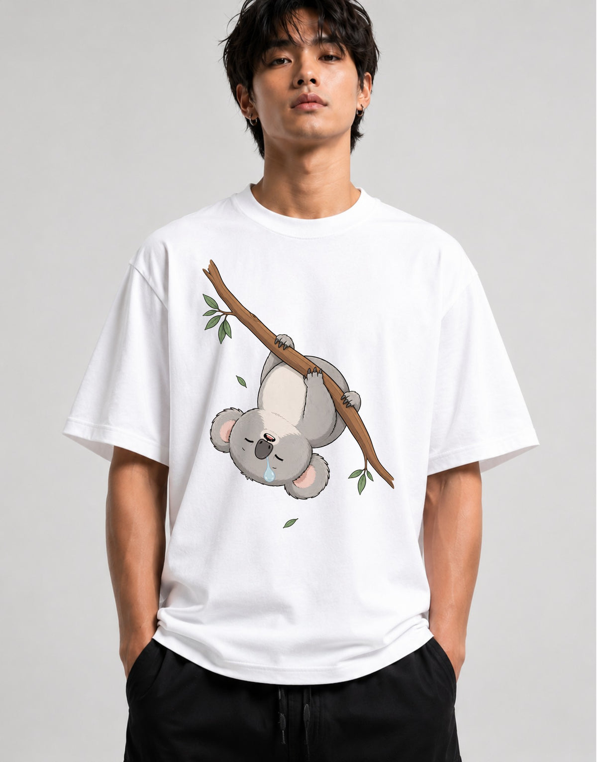 Sleepy Koala - White
