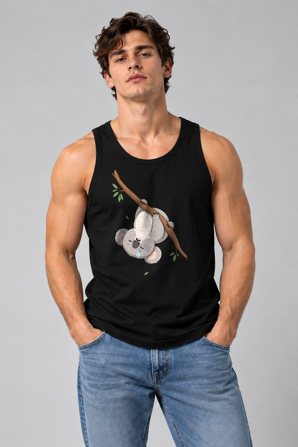 Sleepy Koala - Black