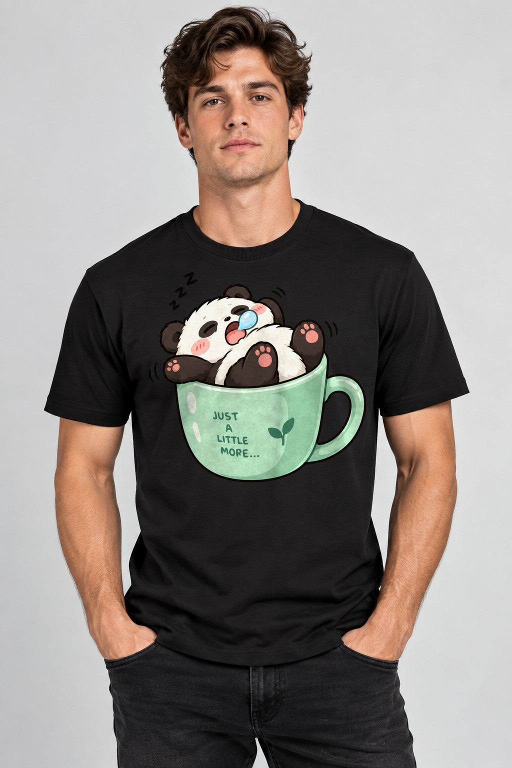 Sleepy Panda Nap - Black
