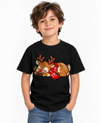 Sleepy Reindeer - Black