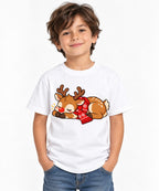 Sleepy Reindeer - White