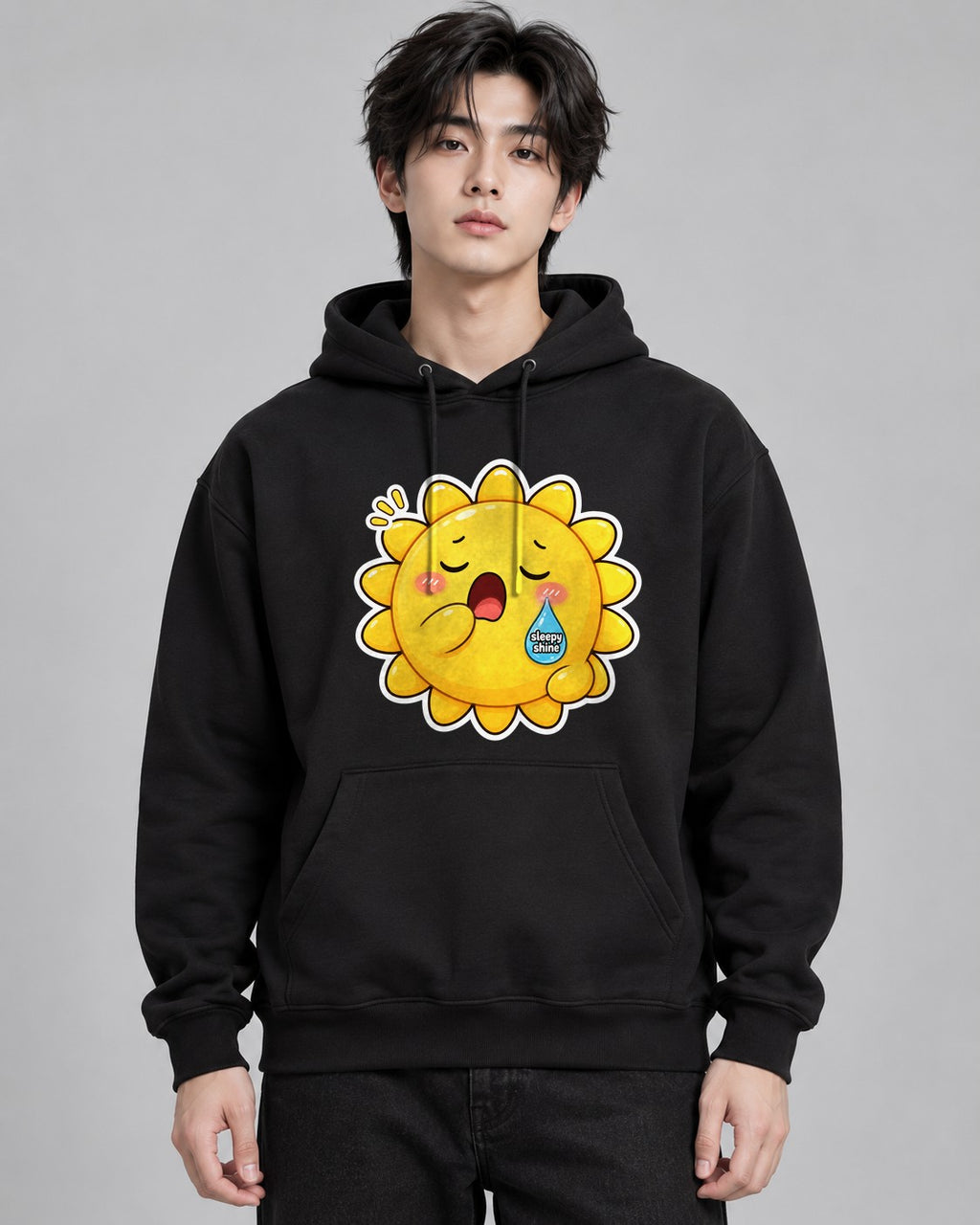 Sleepy Sun Kawaii - Black