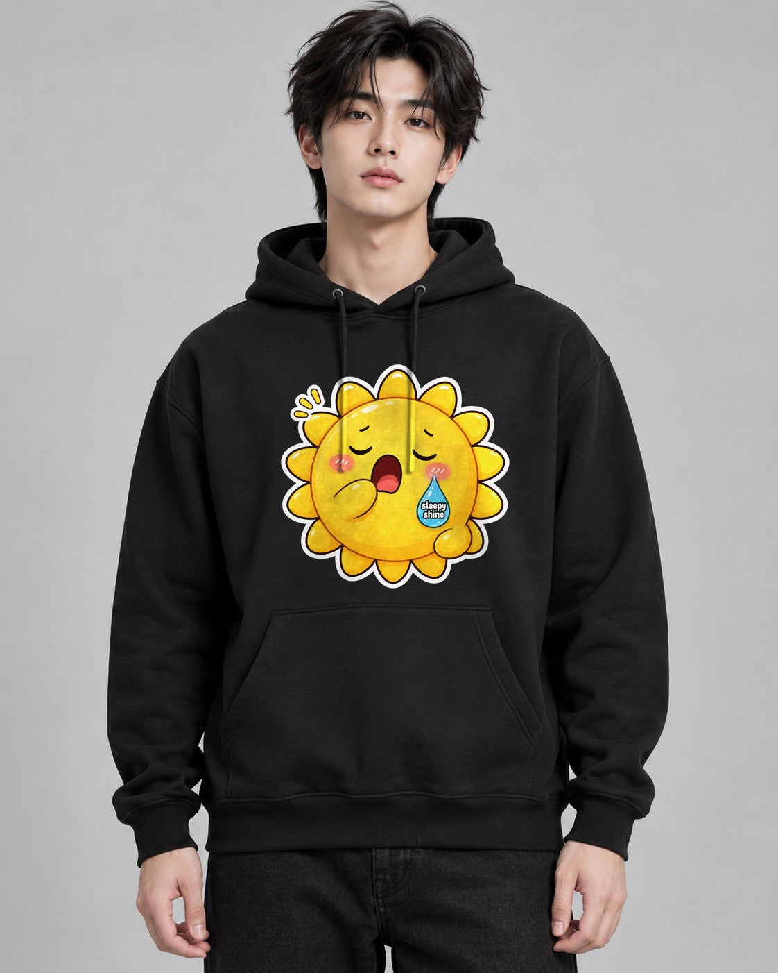 Sleepy Sun Kawaii - Black