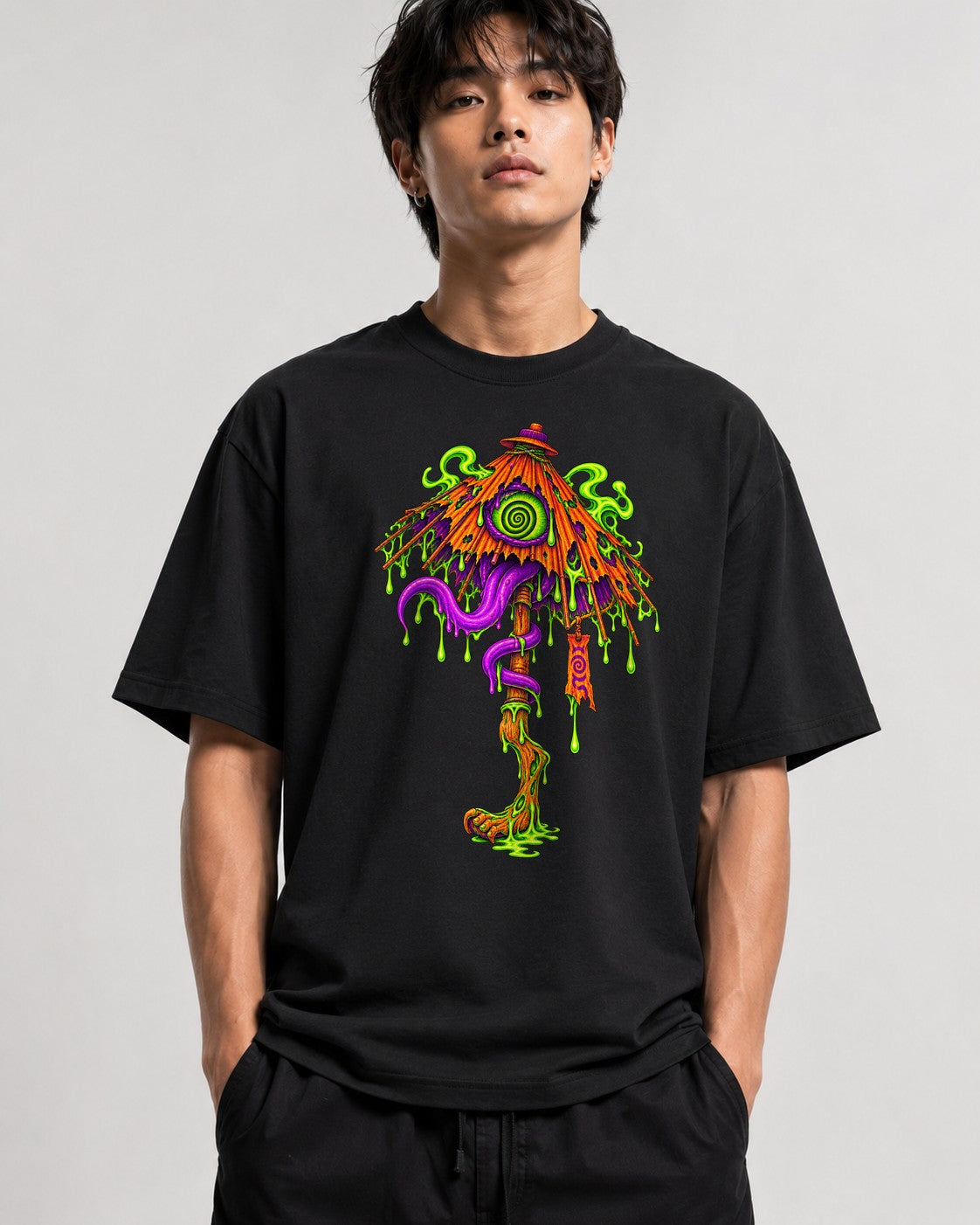 Slime Mushroom Horror - Black