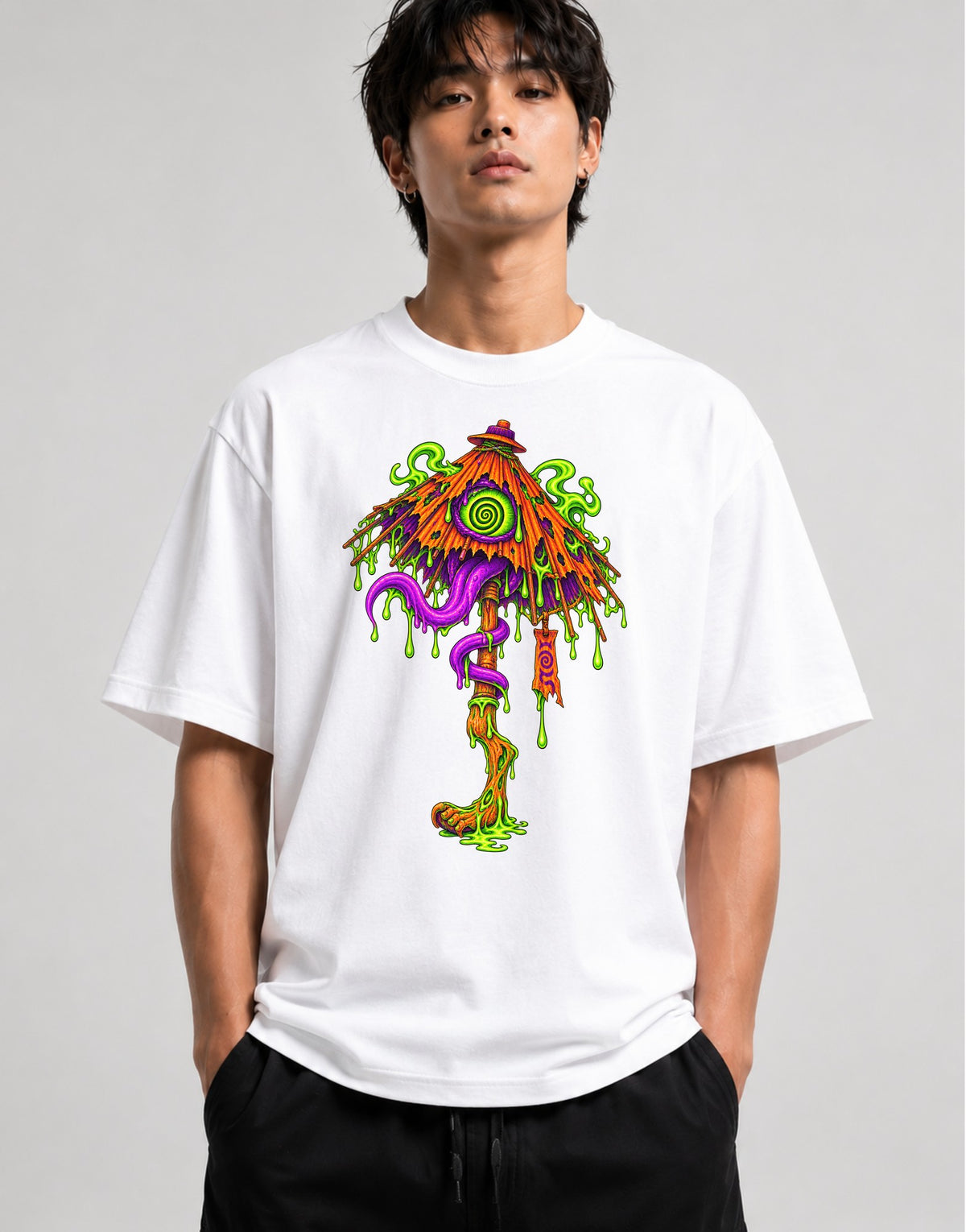 Slime Mushroom Horror - White
