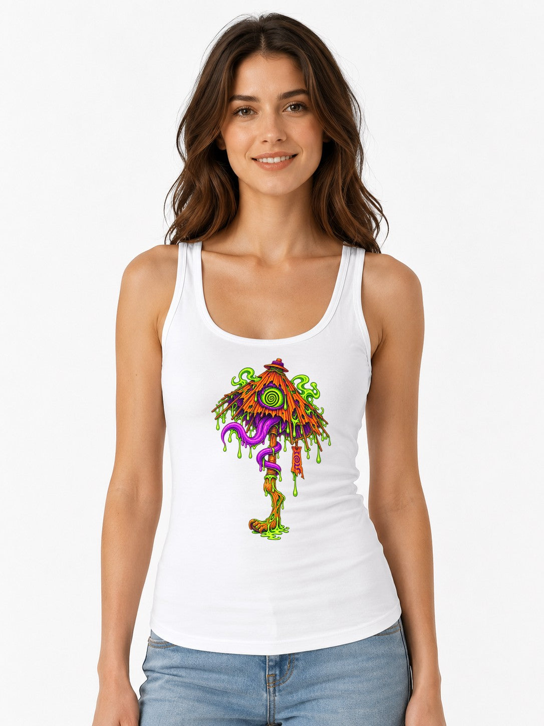 Slime Mushroom Horror - White