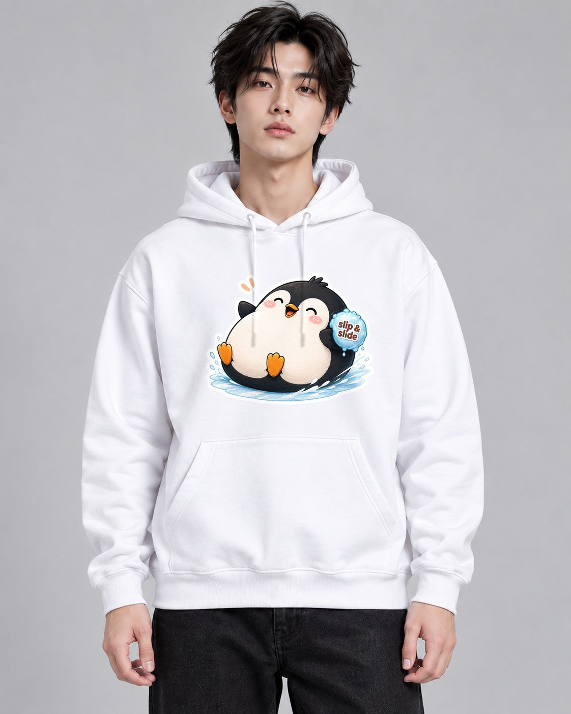 Slip And Slide Penguin - White
