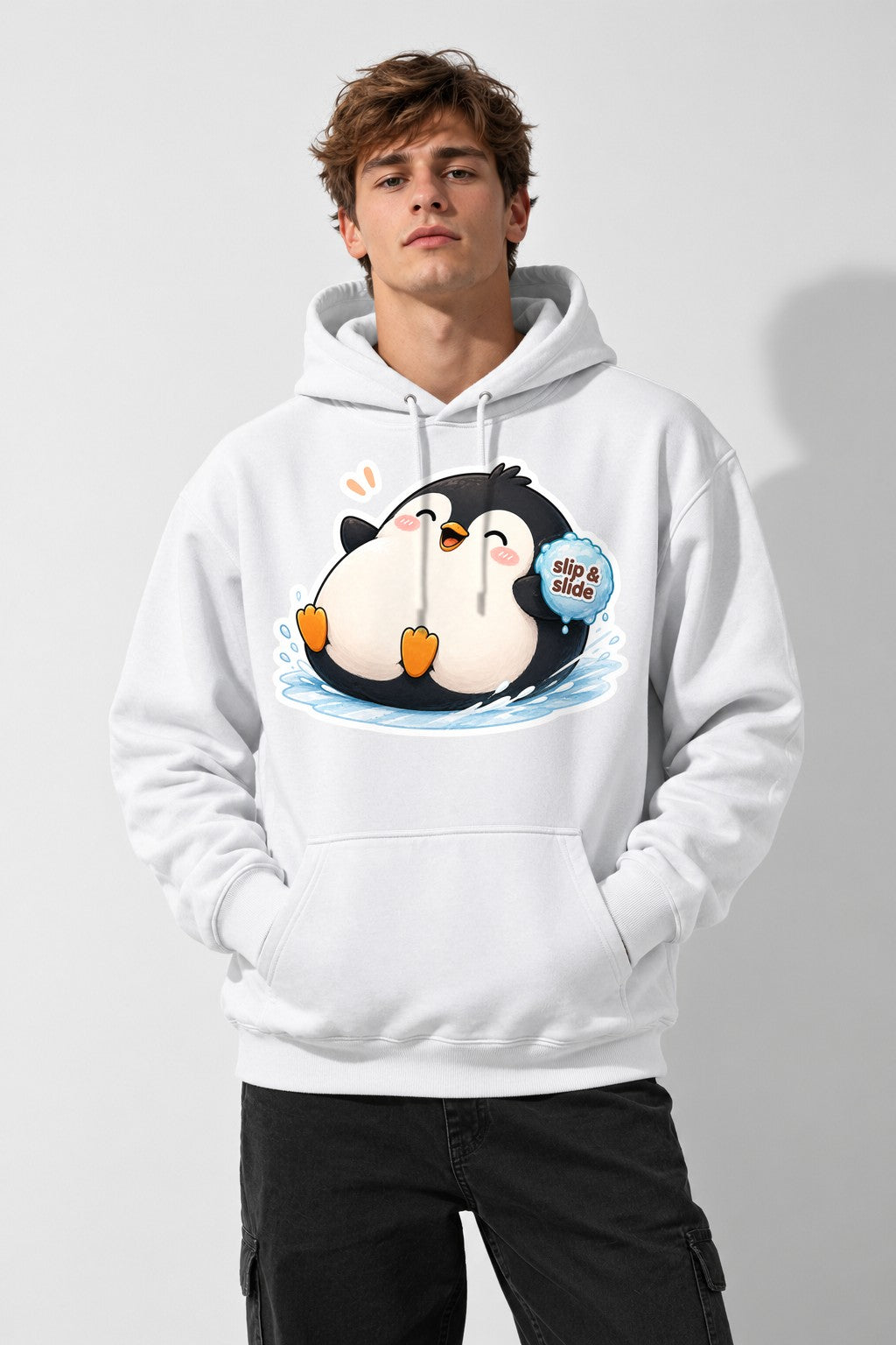 Slip And Slide Penguin - White