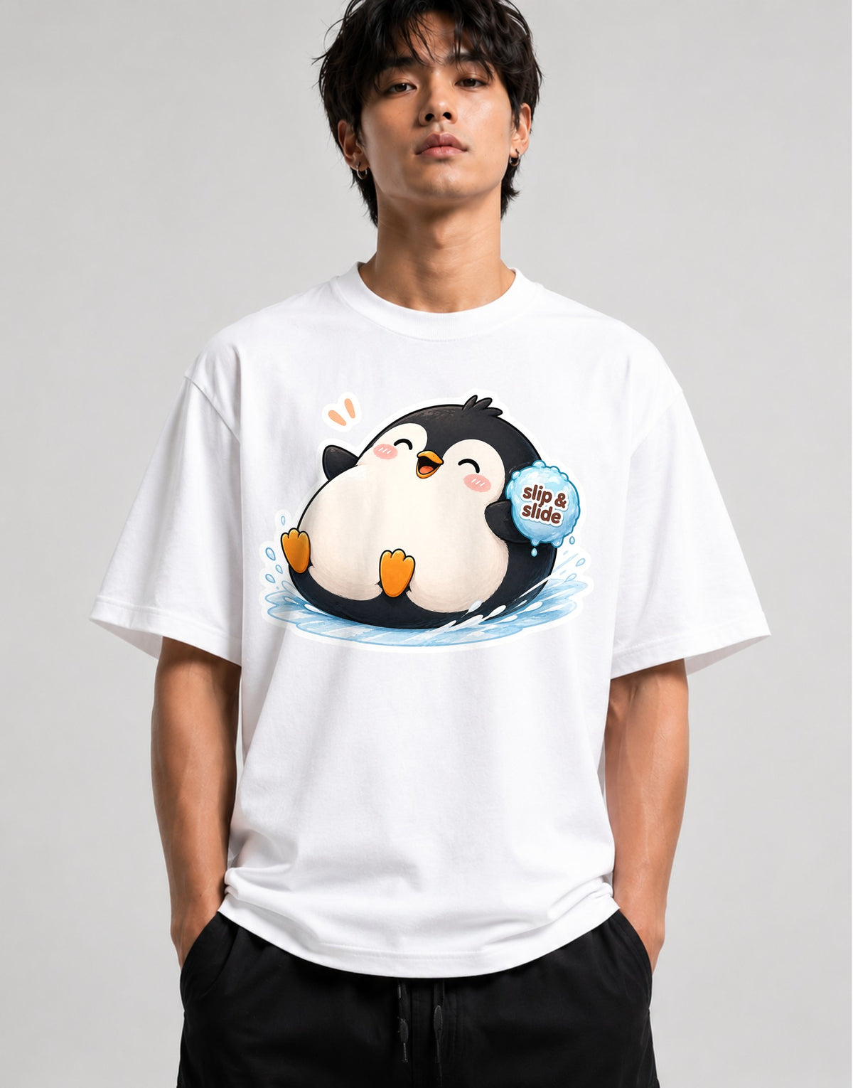 Slip And Slide Penguin - White