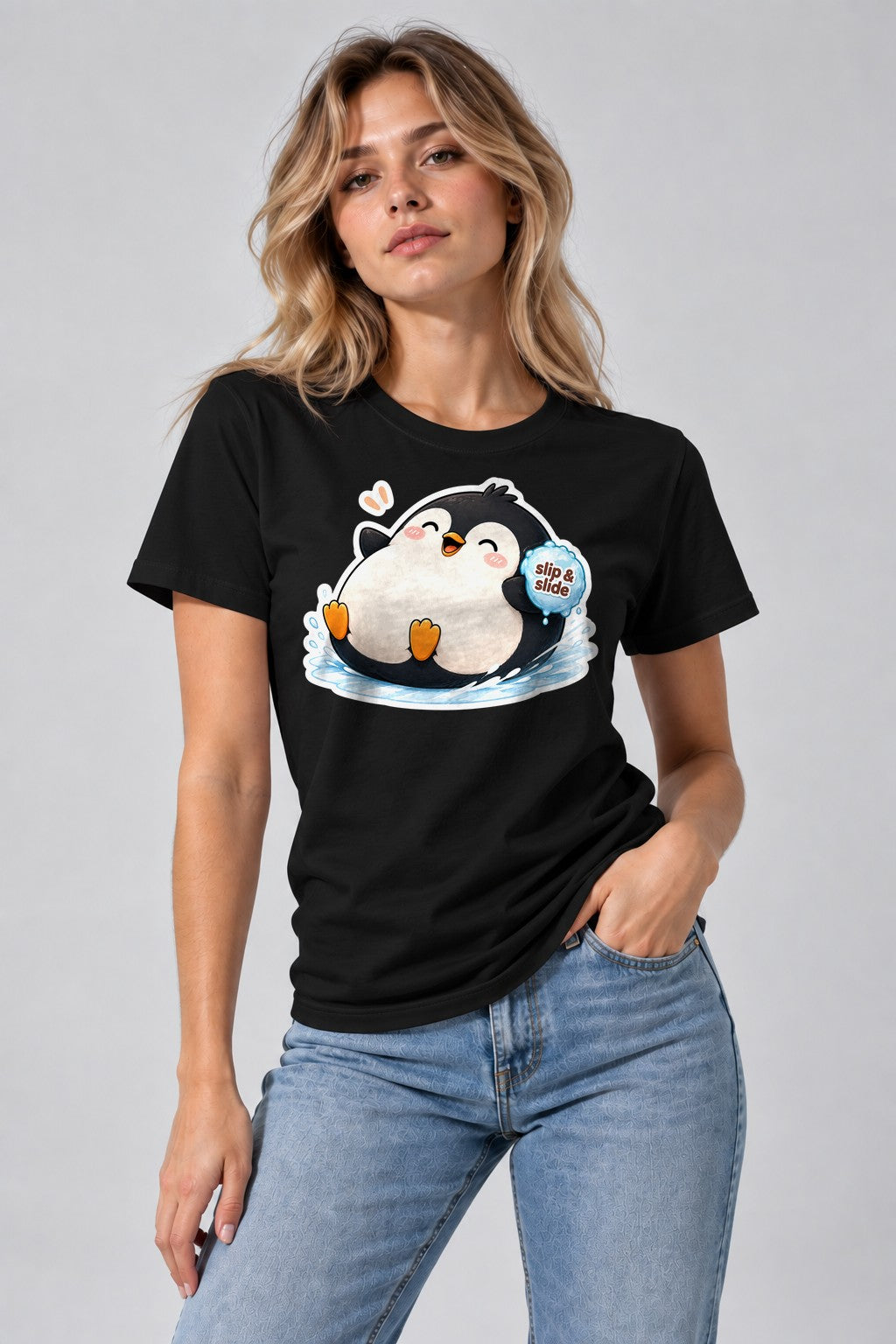 Slip And Slide Penguin - Black