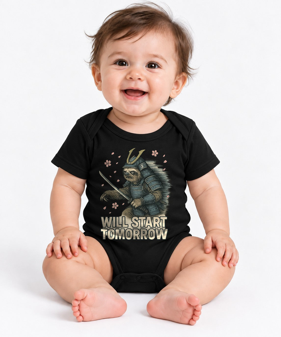 Sloth Samurai Warrior - Black