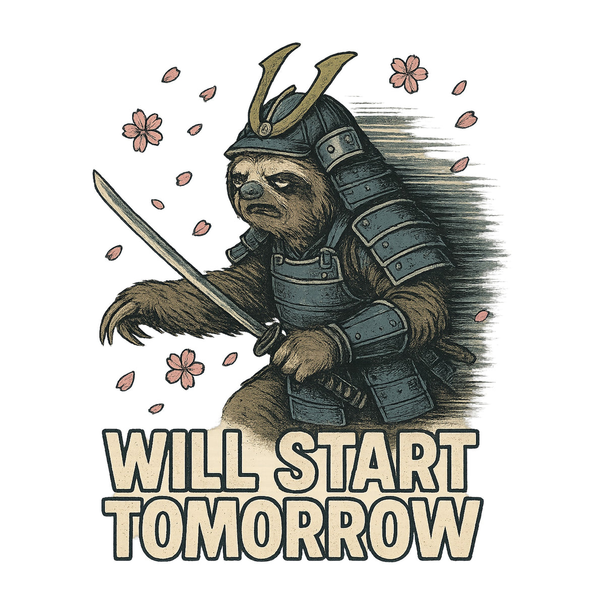Sloth Samurai Warrior