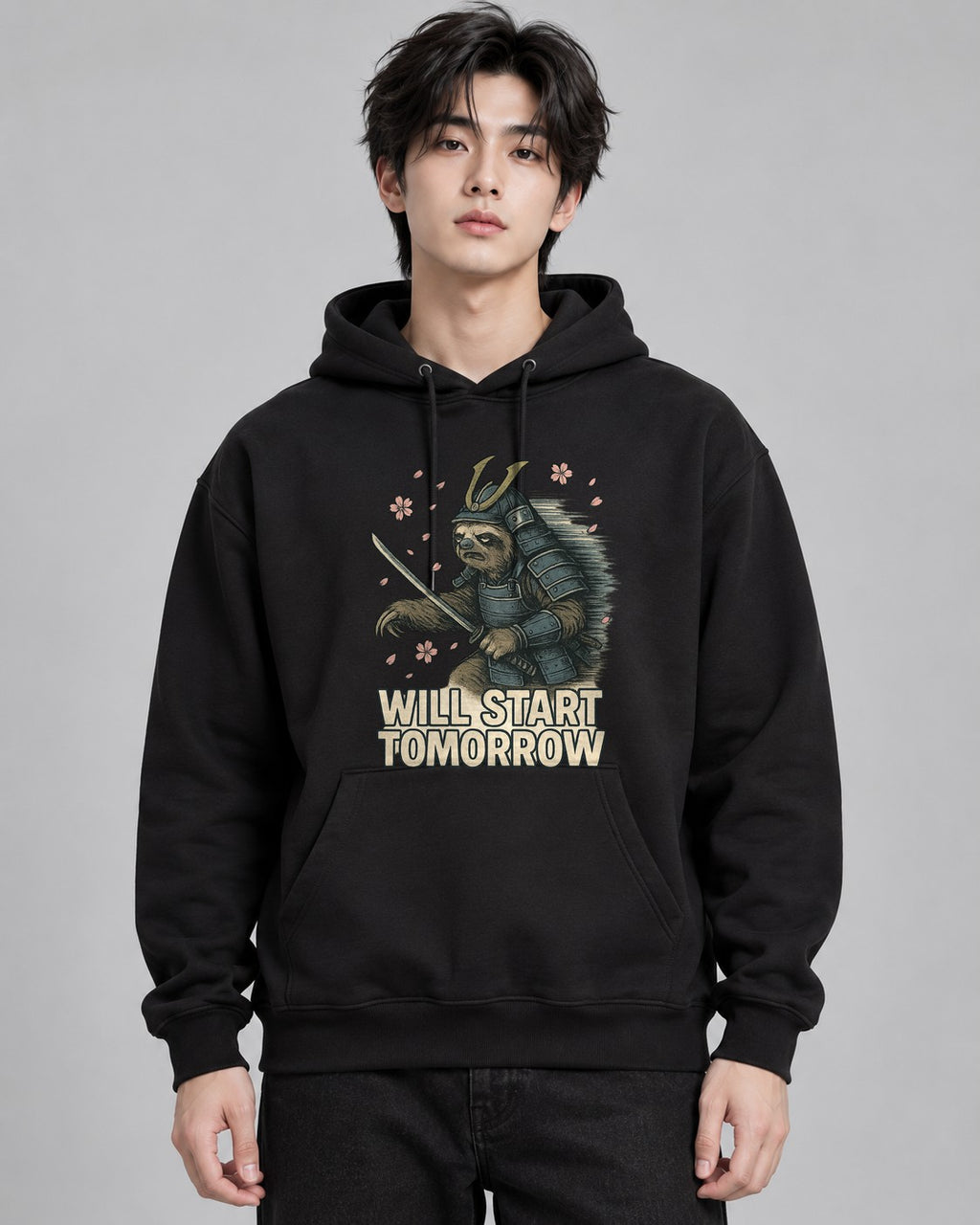 Sloth Samurai Warrior - Black