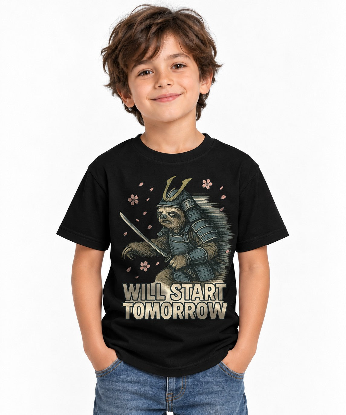 Sloth Samurai Warrior - Black