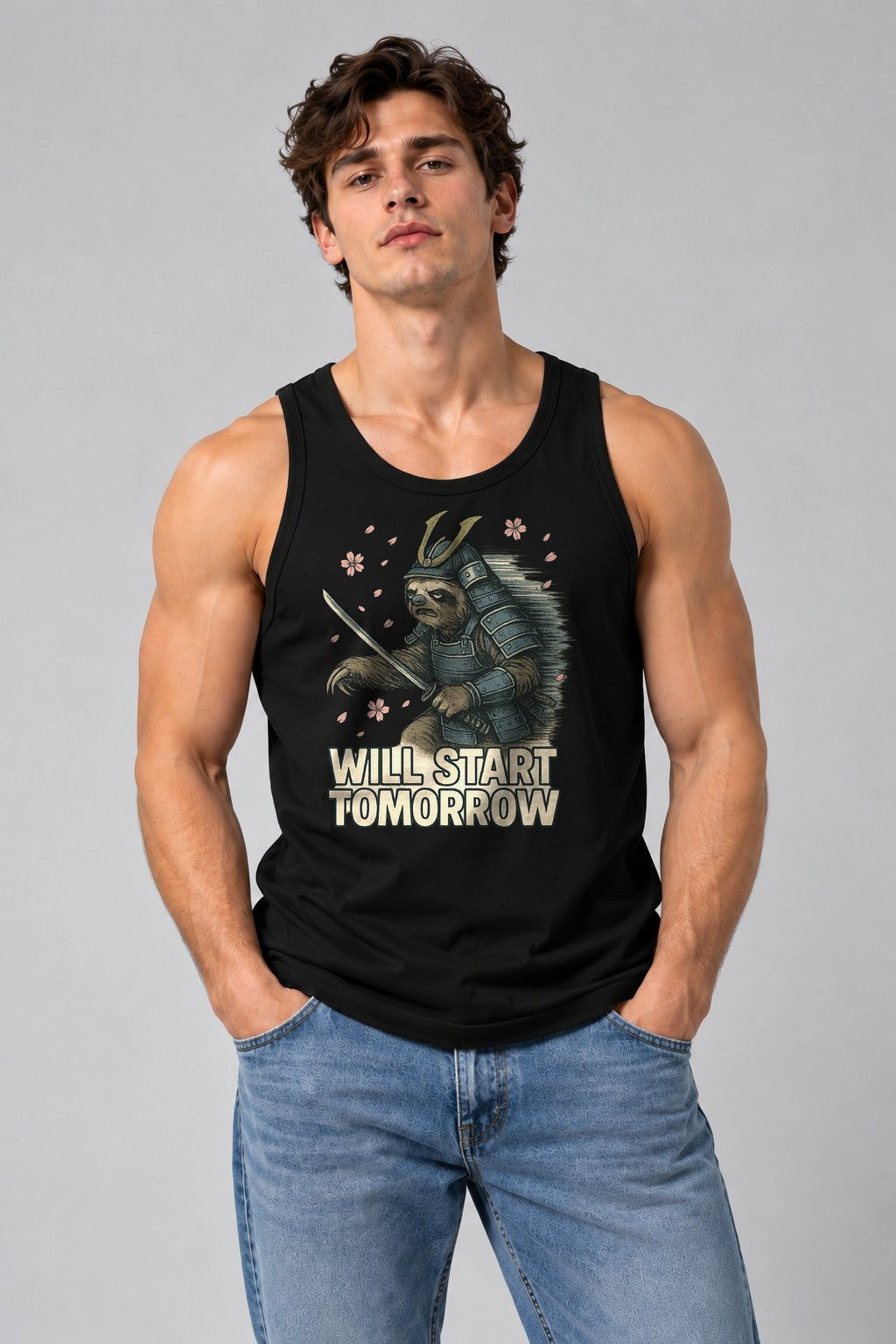 Sloth Samurai Warrior - Black